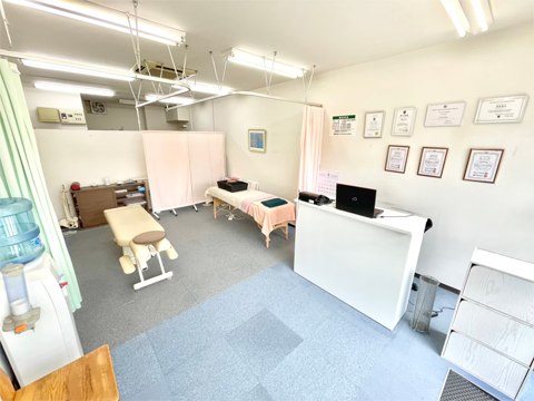 中野カイロプラクティックの施術部屋